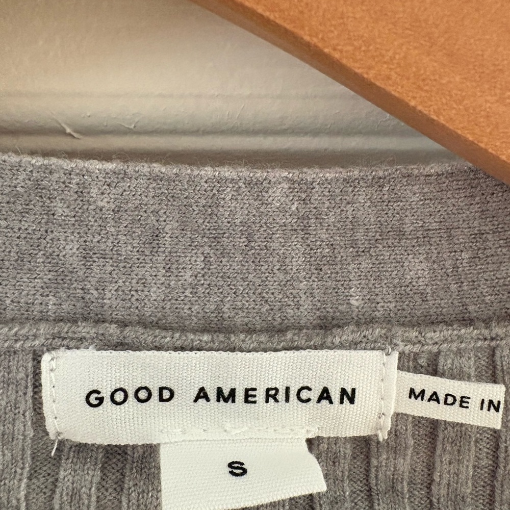 Good American Cozy Ribbed Cardigan - Picture 3 of 7
